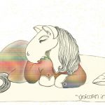 Unicorn in Pyjamas 001 - Zeichnung PS CS4 bearb. (Königs W., 02-2017)
