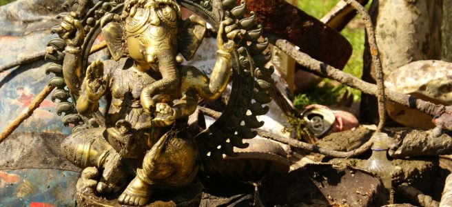 Fundstück: Ganesha Messingfigur